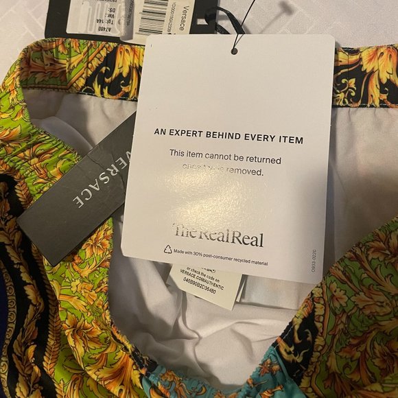 COPY - Versace Printed Swim Trunks w/ Tags - Picture 2 of 6